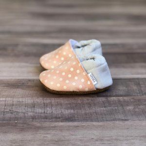 New! Pink And Silver Polka Basic Low Tops Shoes